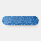 Classic Blue Bandana Paisley Persoonlijk Skateboard (Horizontaal)