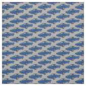 Classic Blue Corvette Design Fabric Stof (Swatch)