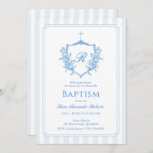 Classic Blue Crest Monogram BAP Kaart (Voorkant / Achterkant)