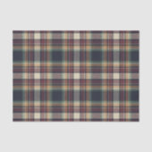 Classic Blue Dark Green Red Plaid Tissue Paper Tissuepapier (Voorkant)