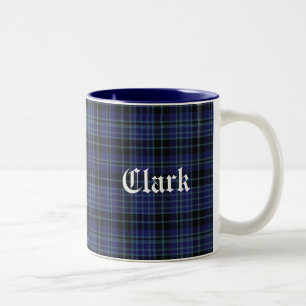 Classic Blue en Black Clan Clark Tartan Mok