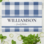 Classic Blue Pset Theedoek (Gevouwen)