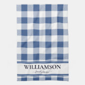 Classic Blue Pset Theedoek (Verticaal)