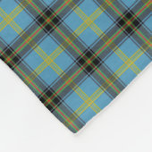 Classic Blue Scottish Clan Bell Tartan Pset Fleece Deken (Hoek)