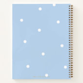 Classic Blue Spot Verloving Pas getrouwd Recept Notitieboek (Achterkant)