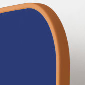 Classic Blue Unique Monogram Initiaal Name Pickleball Paddle (Links Detail)