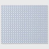 Classic Blue White Chinoiserie Dutch Pattern Cadeaupapier (Vlak)