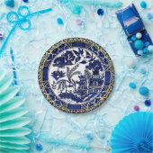 Classic Blue Willow Design Paper-Borden Papieren Bordje (Feest)