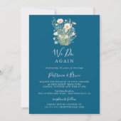 Classic Blush Wildflower We Do Again Gelofte Verni Kaart (Voorkant)