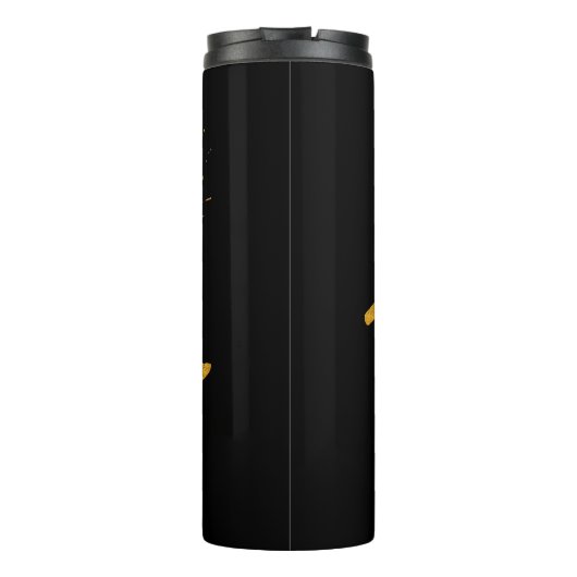 Classic Bmx Bike | Bmx Silver Gold Thermal Tumbler Thermosbeker (Achterkant)