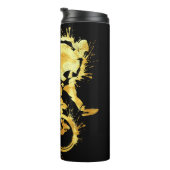 Classic Bmx Bike | Bmx Silver Gold Thermal Tumbler Thermosbeker (Geroteerd rechts)