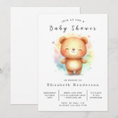 Classic Boho Beer Baby shower Kaart (Voorkant / Achterkant)