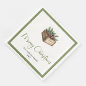 Classic Boho Scandinavian Christmas Tree Table Servet (Hoek)