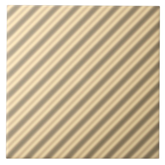 Classic Bold Diagonal Stripe Keramische Tegel Tegeltje (Voorkant)