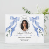 Classic boog elegante foto Afstuderen Kaart (Staand voorkant)