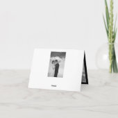 Classic Book Bord 4 Multi Photo Elegant Wedding Bedankkaart (Achterkant)