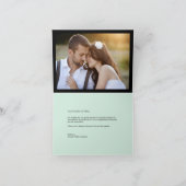 Classic Book Bord 4 Multi Photo Elegant Wedding Bedankkaart (Binnen)