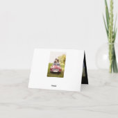 Classic Book Bord 4 Multi Photo Elegant Wedding Bedankkaart (Achterkant)