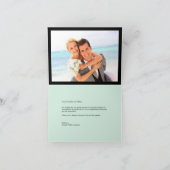 Classic Book Bord 4 Multi Photo Elegant Wedding Bedankkaart (Binnen)