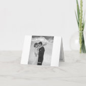 Classic Book Bord 4 Multi Photo Elegant Wedding Bedankkaart (Achterkant)