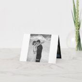 Classic Book Bord 4 Multi Photo Elegant Wedding Bedankkaart (Achterkant)