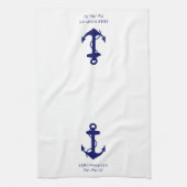 Classic Boot Anchor Monogram Theedoek (Verticaal)