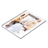 Classic Bordeaux Frankrijk Waterverf Reizen Notitieboek (Linkerzijde)