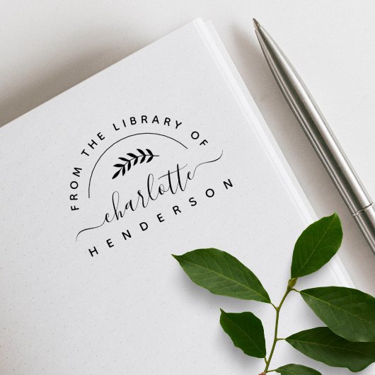 Classic Botanical uit de bibliotheek van het boek Rubberstempel