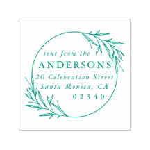 Classic Botanical Verzonden Van Naam Retouradres