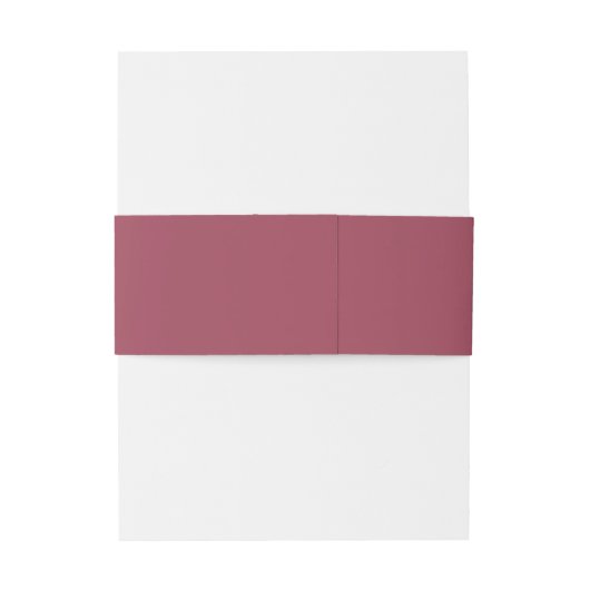 Classic Bourgondië toevoegen jouw naam BRUILOFT Uitnodigingen Wikkel (Achterkant Voorbeeld)