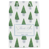 Classic Boxwood Topiary Chinese Planter Dank u Medium Cadeauzakje (Voorkant)