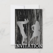 Classic Break Dance Dico Hip Hop Zilver Grijs Hout Kaart (Voorkant)