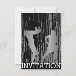 Classic Break Dance Dico Hip Hop Zilver Grijs Hout Kaart