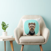 Classic Breakfast Poster Yorkshire Terrier Yorkie Kussen (Stoel)