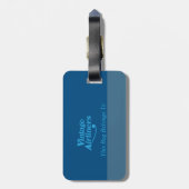 Classic British Airliner Bagagelabel (Achterkant verticaal)