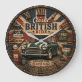 Classic British Car Grote Klok (Voorkant)