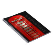 Classic British Telephone Messbook Notitieboek (Rechterzijde)