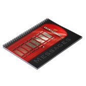 Classic British Telephone Messbook Notitieboek (Linkerzijde)