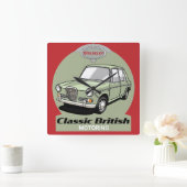 Classic British Wolseley 1300 auto Vierkante Klok (Huis)