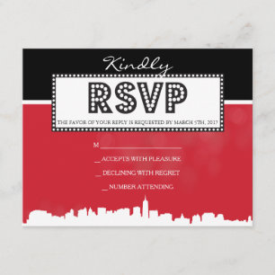 CLASSIC BROADWAY Bar Bat Mitzvah Uitnodiging