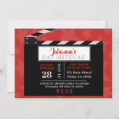 CLASSIC BROADWAY Bat Mitzvah Uitnodiging (Voorkant)