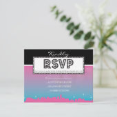 CLASSIC BROADWAY Reply-roze Kaart (Staand voorkant)