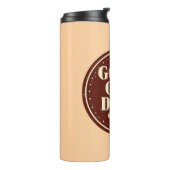 Classic Brown Good Old Days Club Emblem Thermosbeker (Gedraaid links)