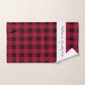 Classic Buffalo Check Family Cabin Handdoek (Handdoek)