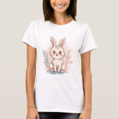 Classic Bunny Design -Minimalistic T-shirt (Voorkant)