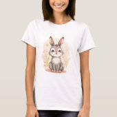 Classic Bunny Design -Minimalistic T-shirt (Voorkant)