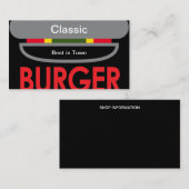 Classic Burger Visitekaartje (Voorkant / Achterkant)