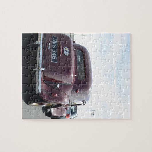 Classic Burgundy Citroen Legpuzzel (Horizontaal)