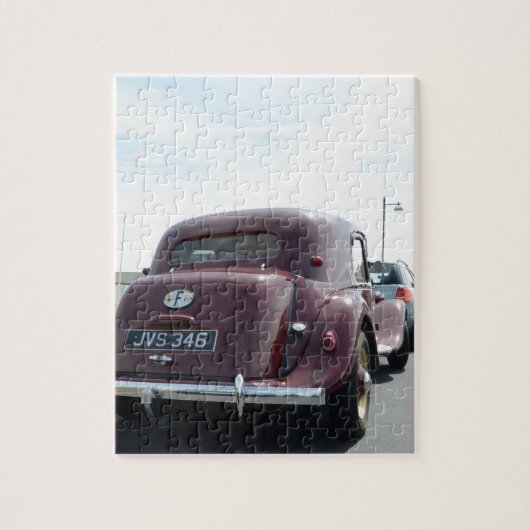 Classic Burgundy Citroen Legpuzzel (Verticaal)