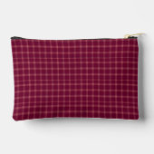 Classic Burgundy Tartan Plaid Gift Etui (Achterkant)